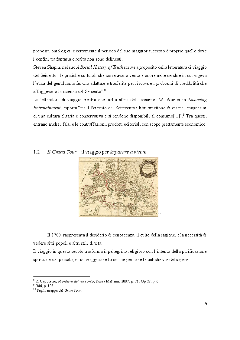 Anteprima della tesi: “No sound but the wind”: Bruce Chatwin e la letteratura di viaggio inglese, Pagina 6