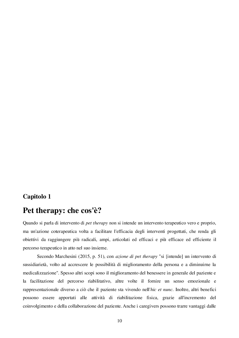 Anteprima della tesi: Le attività con gli animali in contesti educativi. Lo stato attuale della ricerca e prospettive future, Pagina 5