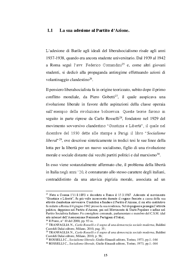 Estratto dalla tesi: Le libertà costituzionali nel pensiero di Paolo Barile