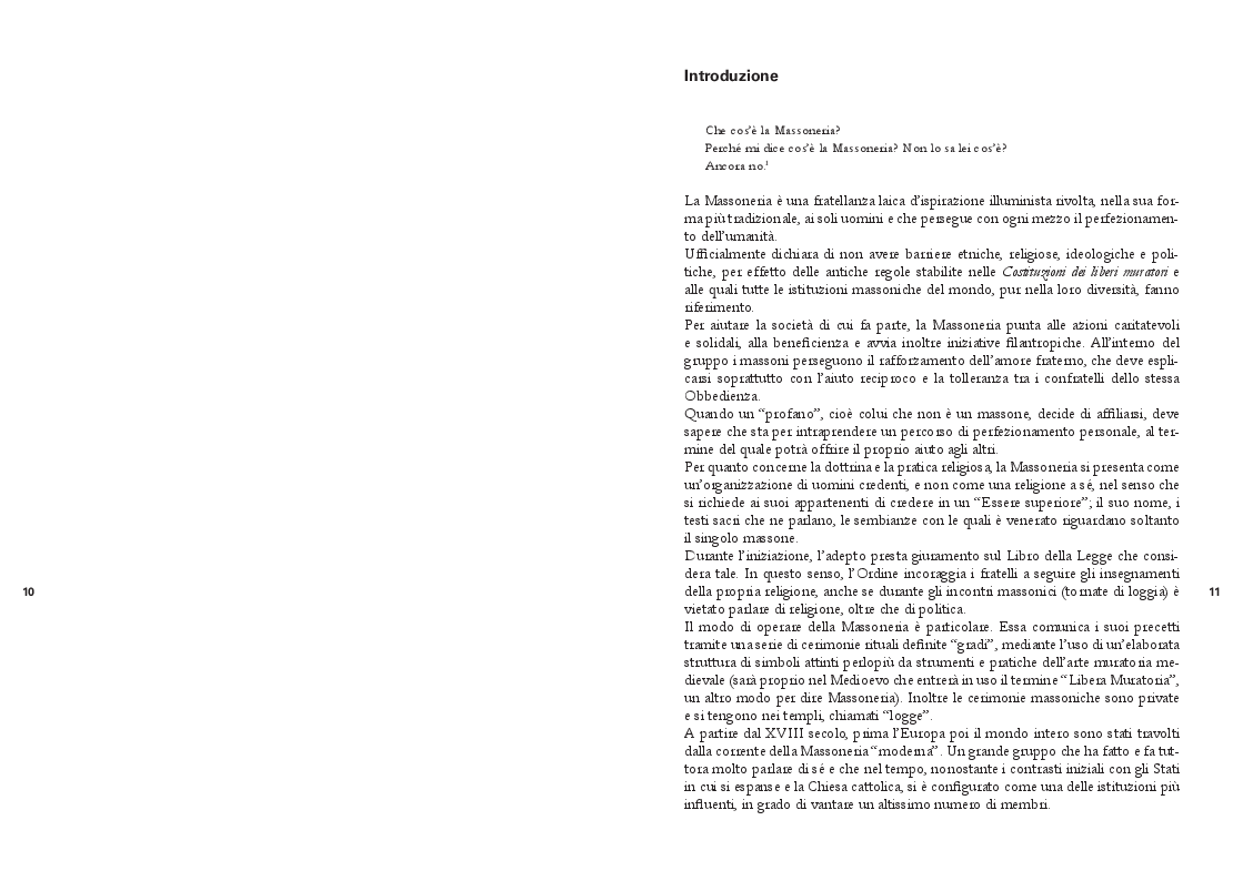 Anteprima della tesi: La comunicazione istituzionale della Massoneria - La storia. I simboli. La comunicazione nella stampa, nel cinema e in Internet, Pagina 3