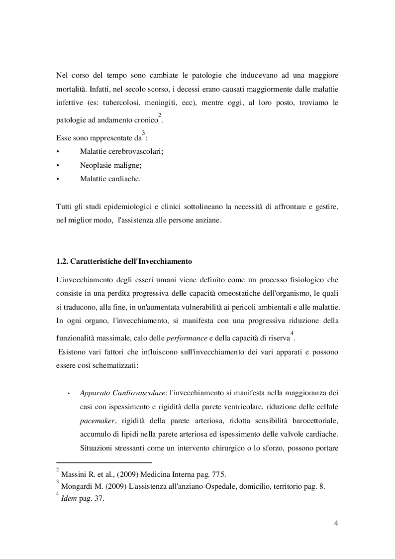 Anteprima della tesi: Il nursing geriatrico: un modello di alta professionalità per favorire l'invecchiamento positivo, Pagina 5