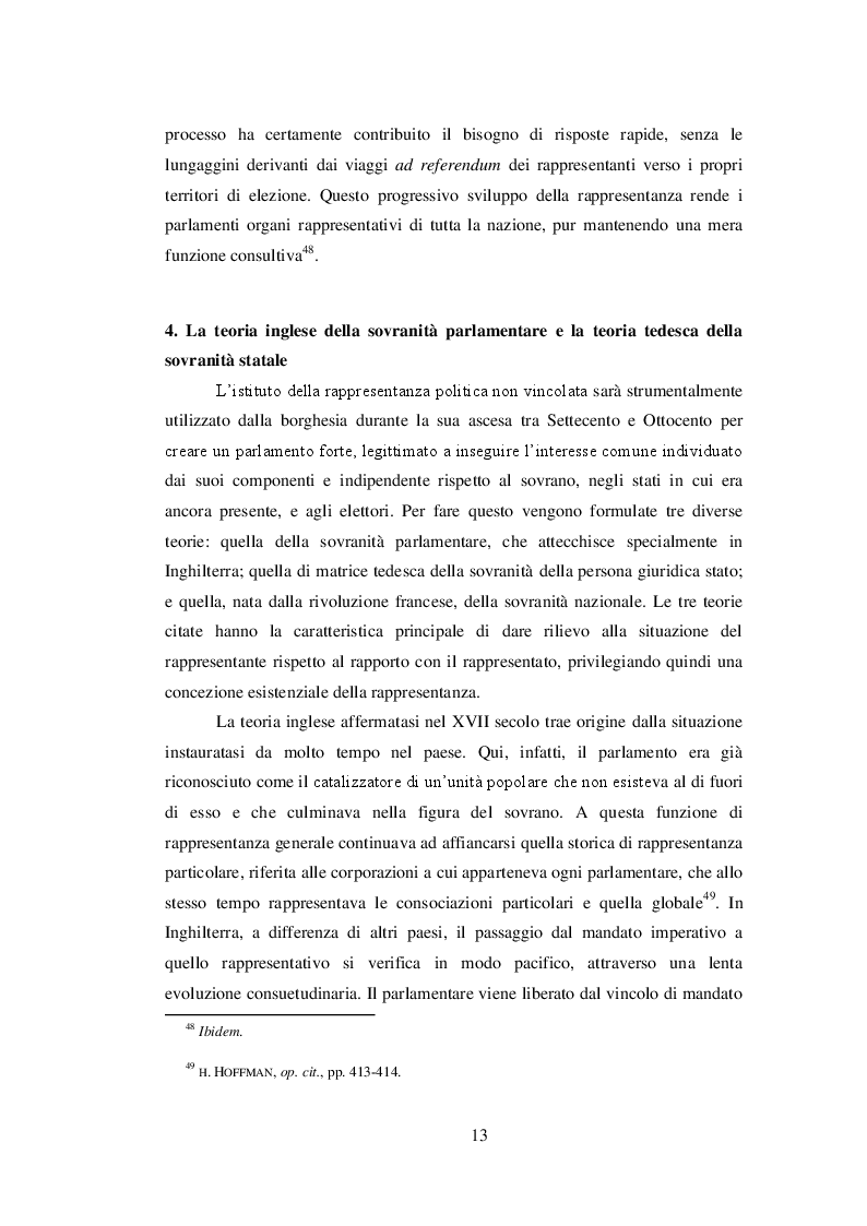 Estratto dalla tesi: Il mandato parlamentare: il transfughismo politico e le anti-defection law nel mondo