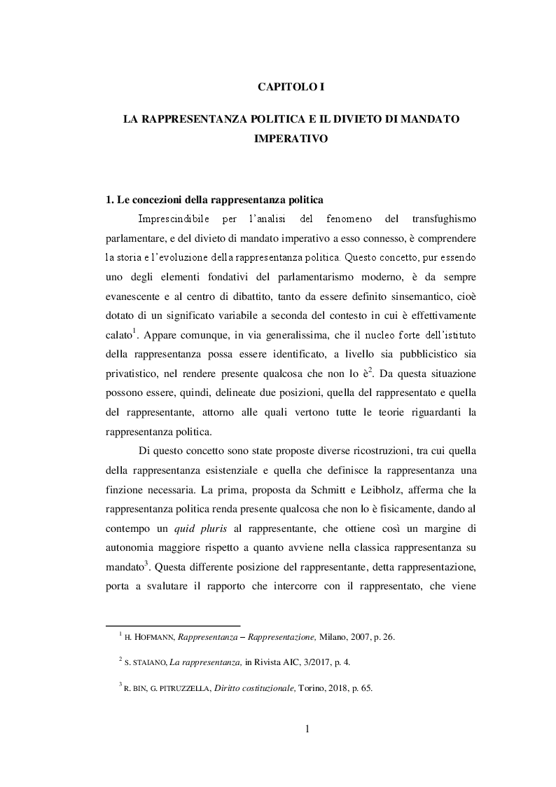 Anteprima della tesi: Il mandato parlamentare: il transfughismo politico e le anti-defection law nel mondo, Pagina 4