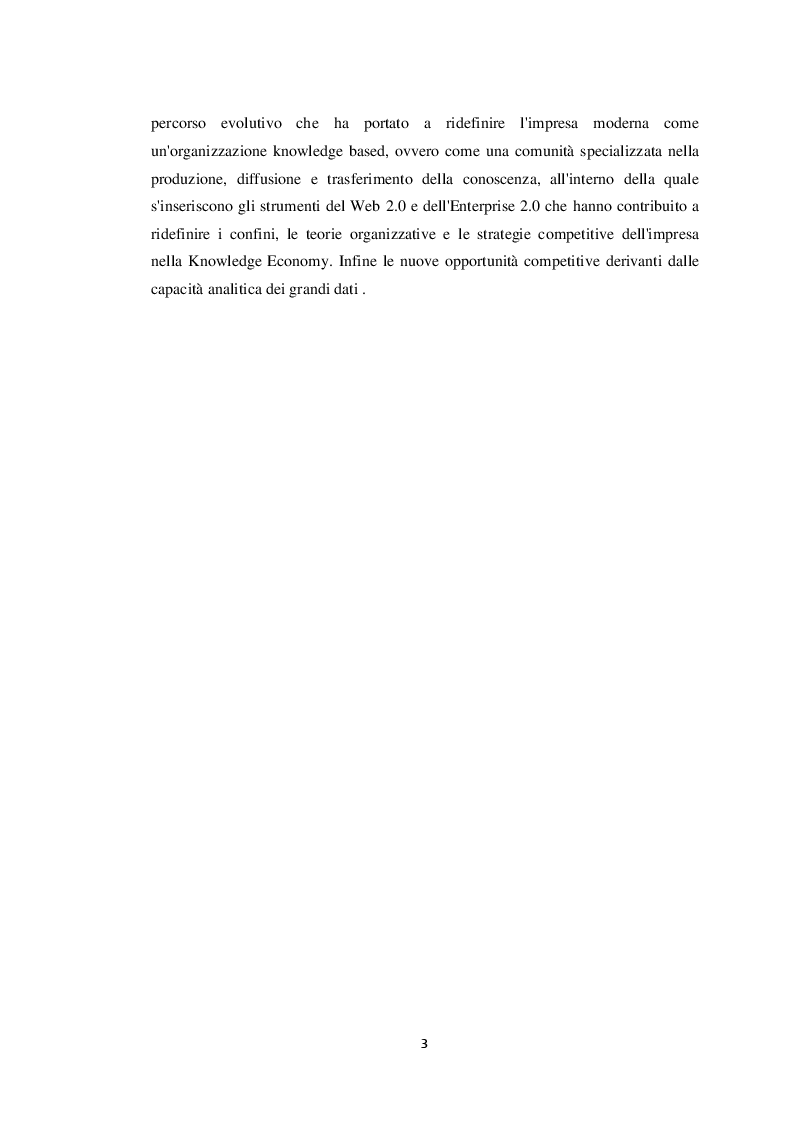 Anteprima della tesi: Nuovi Modelli Organizzativi. Sviluppo delle Competenze e strategie di Vantaggio Competitivo, Pagina 3