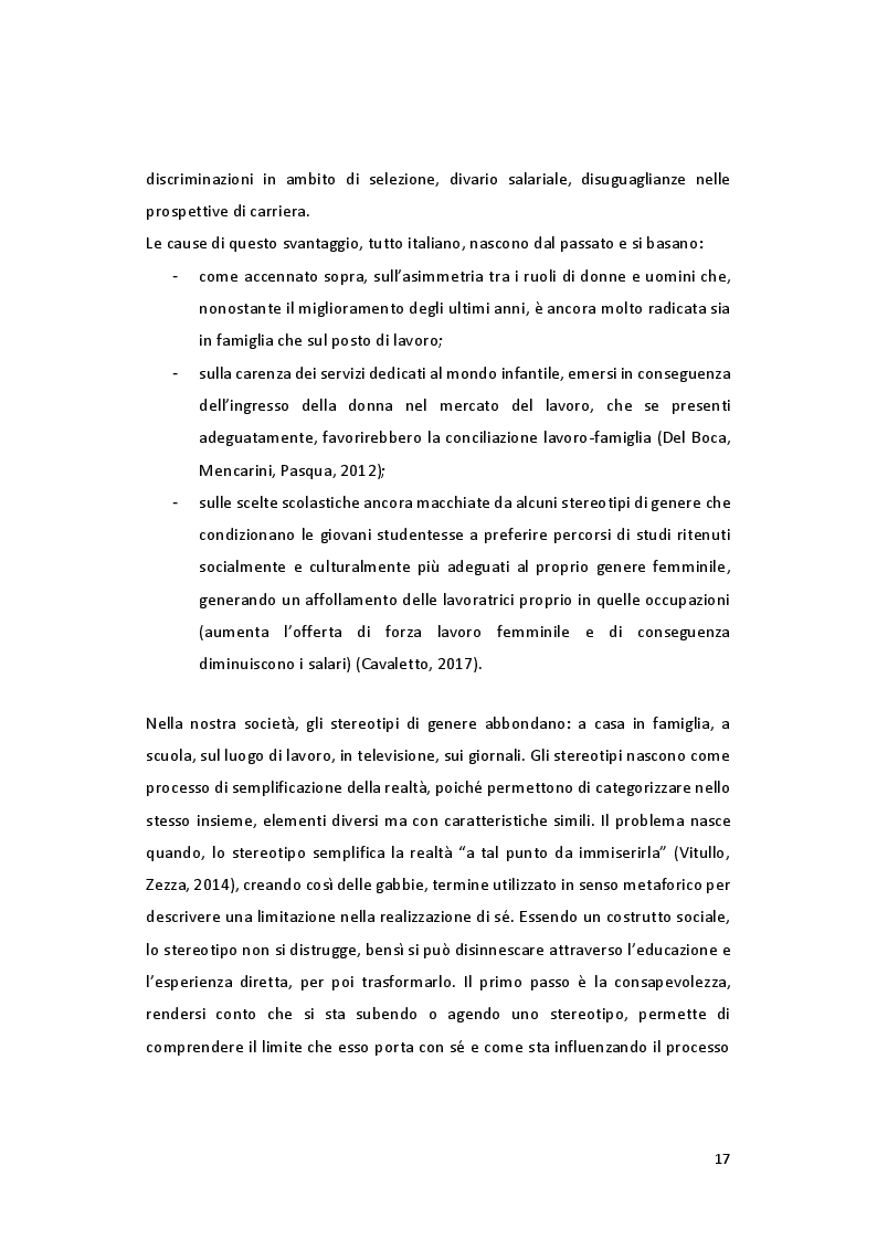 Estratto dalla tesi: La conciliazione lavoro-famiglia: l'esperienza di Piano C attraverso il progetto MOM