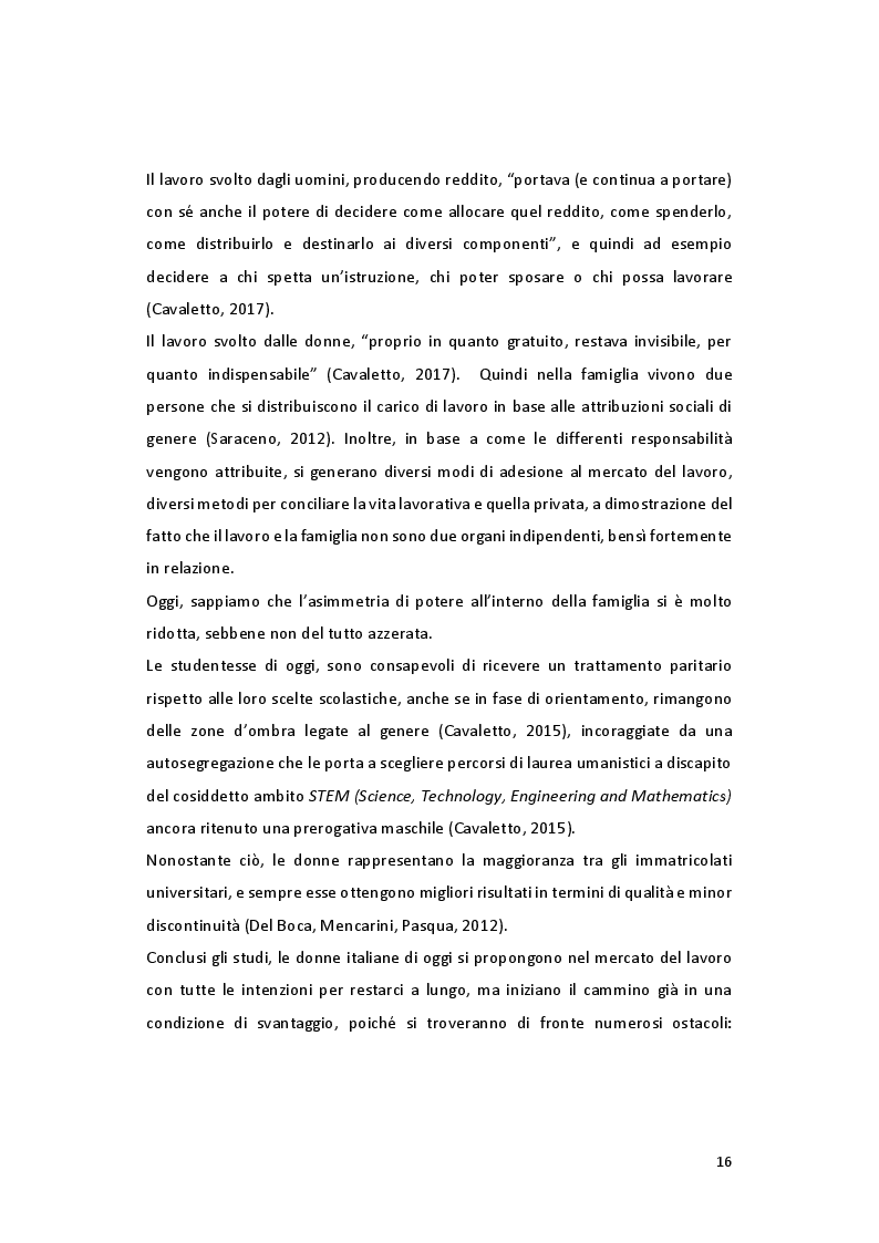 Anteprima della tesi: La conciliazione lavoro-famiglia: l'esperienza di Piano C attraverso il progetto MOM, Pagina 10