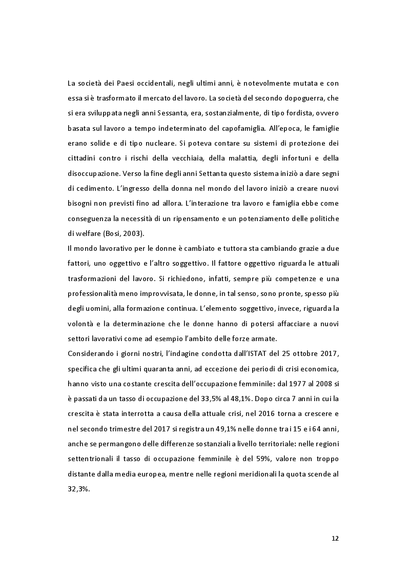 Anteprima della tesi: La conciliazione lavoro-famiglia: l'esperienza di Piano C attraverso il progetto MOM, Pagina 6
