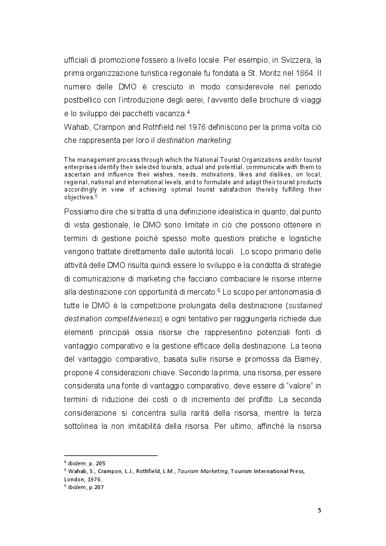 Anteprima della tesi: Destination branding e il caso australiano, Pagina 6