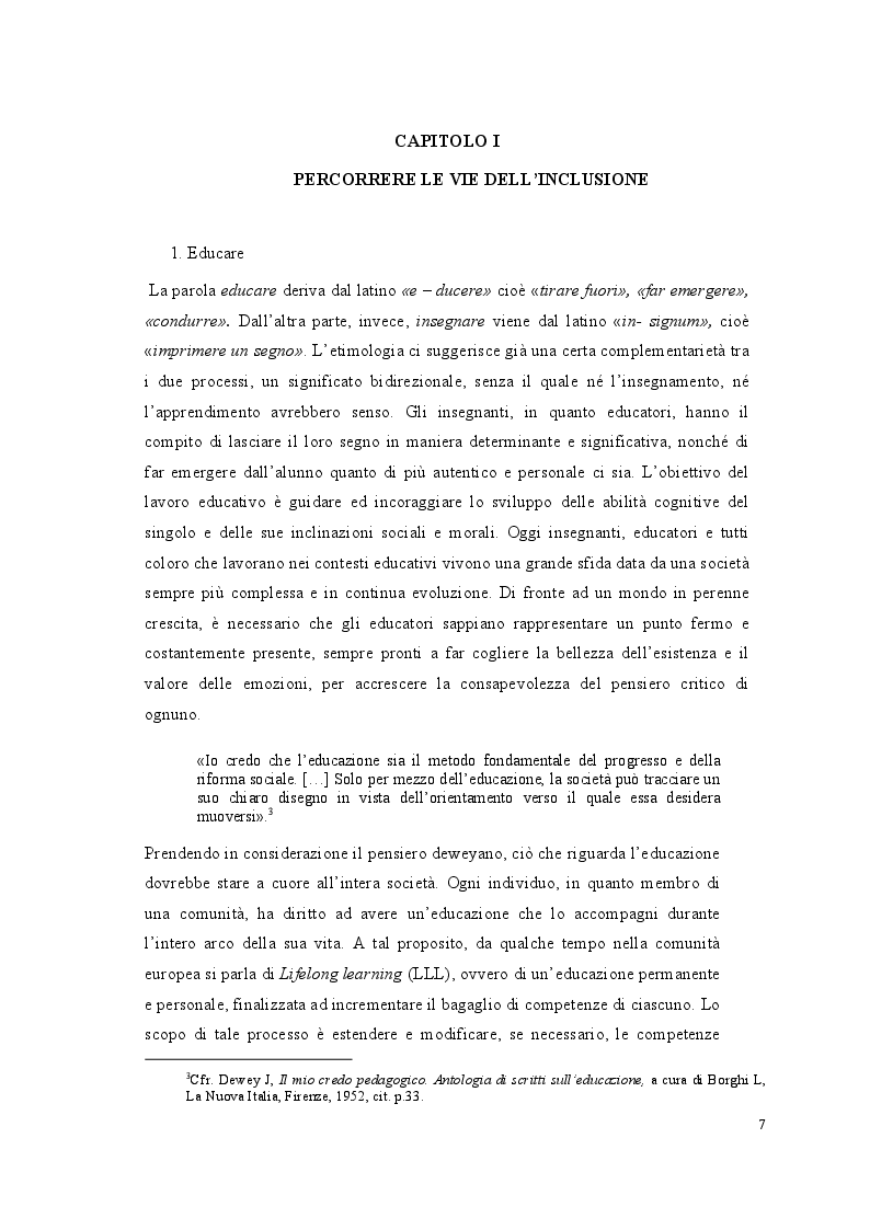 Anteprima della tesi: Tessere le fila dell'inclusione, Pagina 4