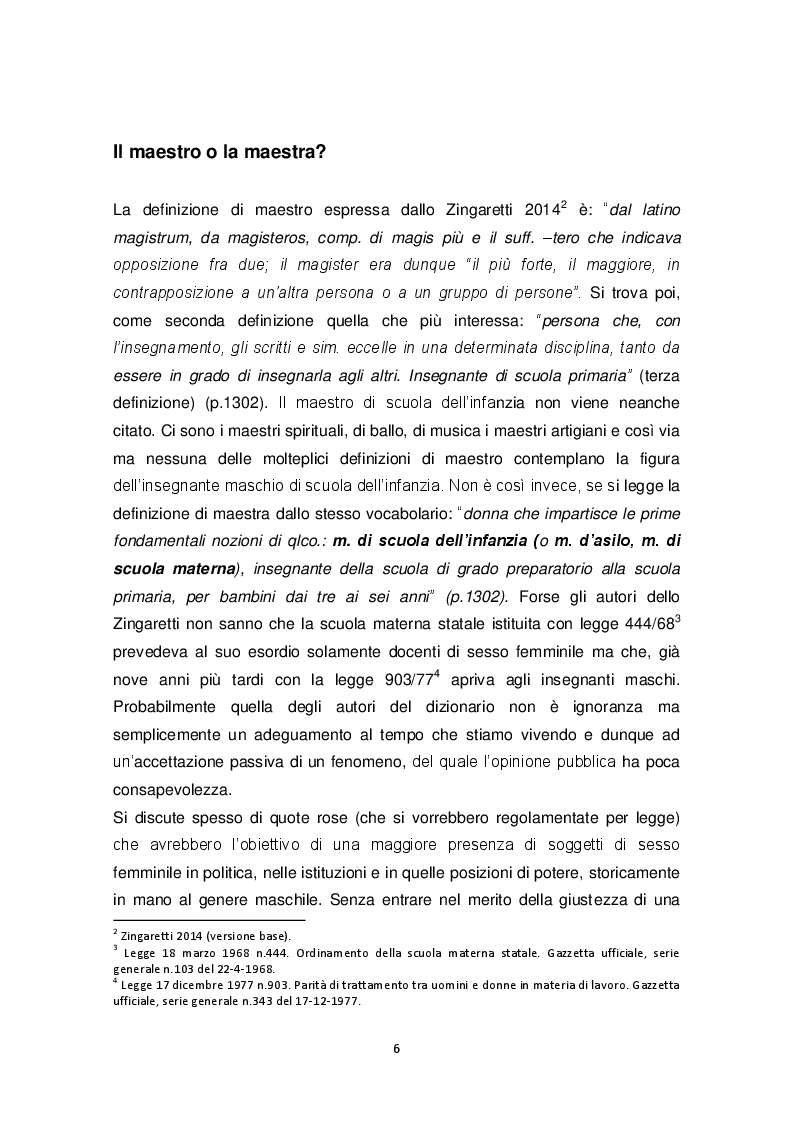 Anteprima della tesi: C'era una volta ...il maestro: riflessioni a margine di una ricerca, Pagina 3