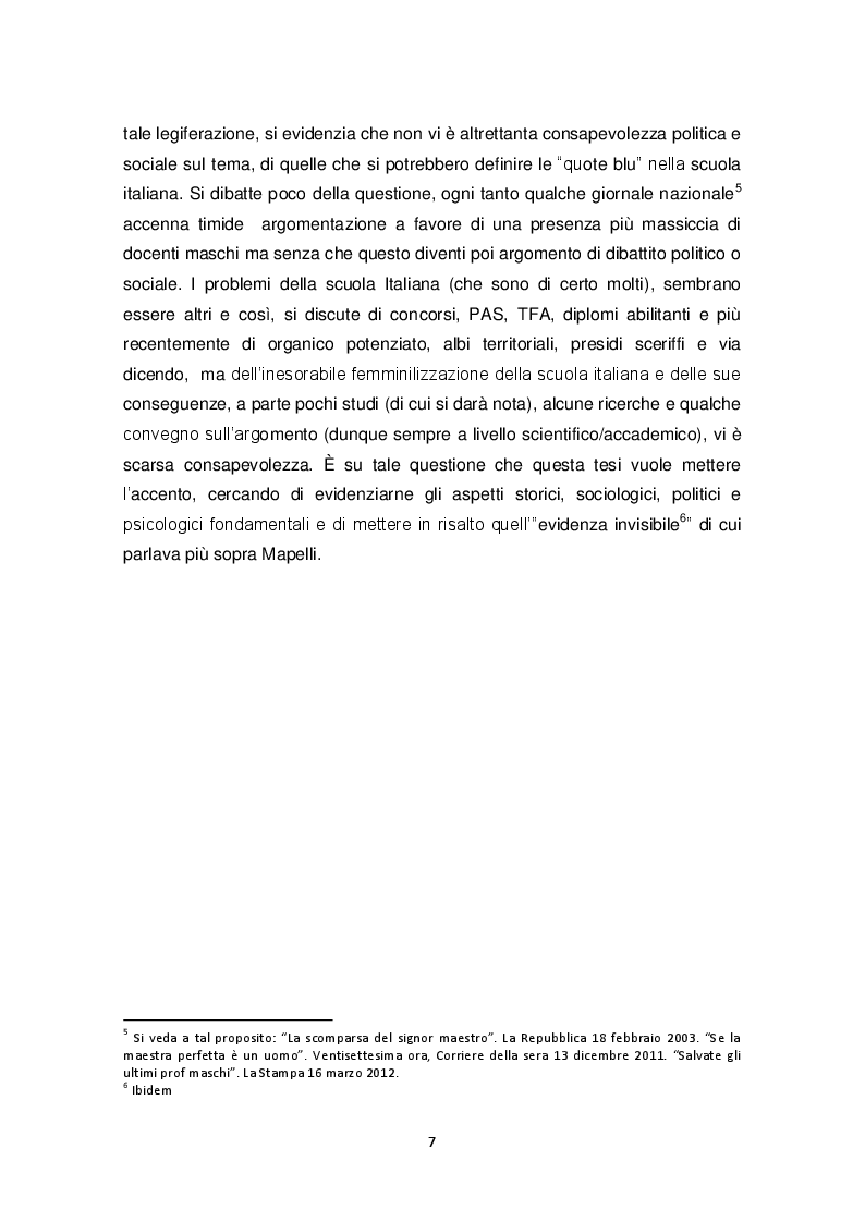 Anteprima della tesi: C'era una volta ...il maestro: riflessioni a margine di una ricerca, Pagina 4