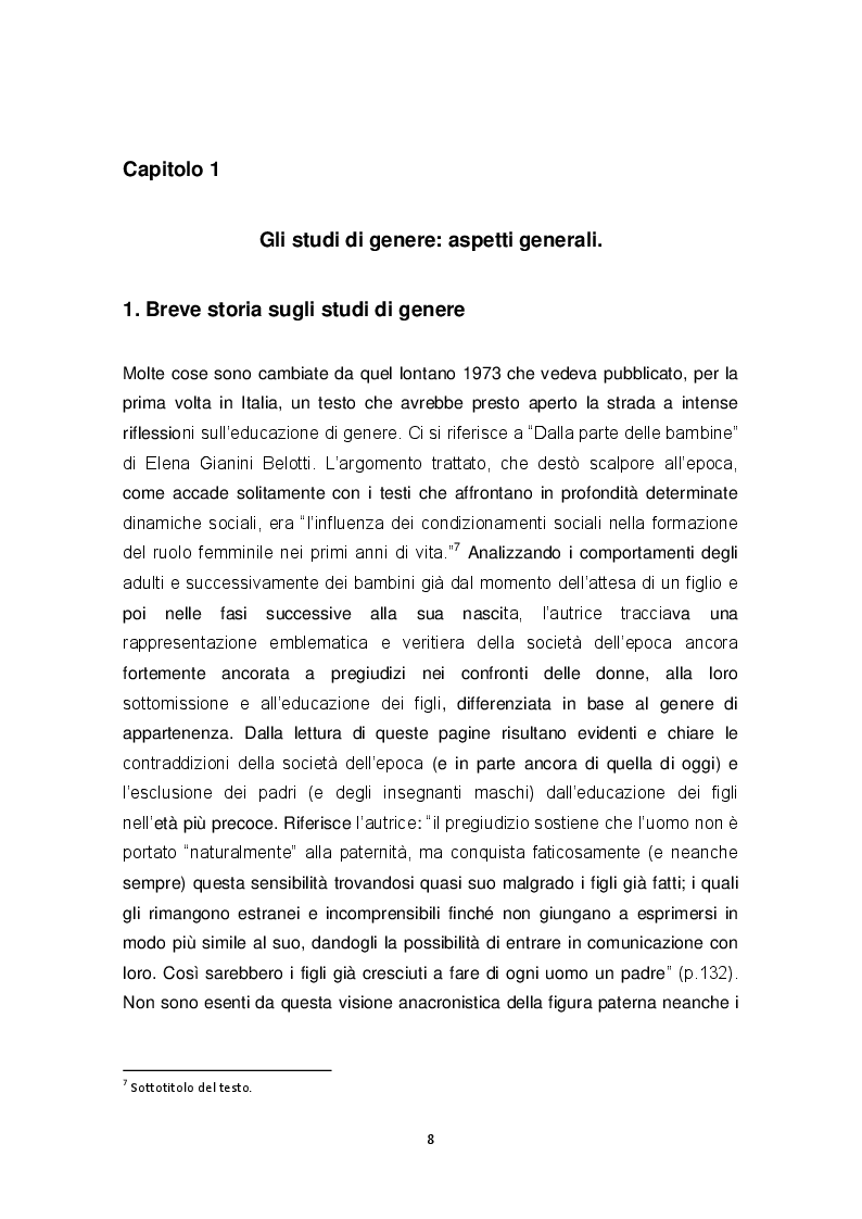 Anteprima della tesi: C'era una volta ...il maestro: riflessioni a margine di una ricerca, Pagina 5