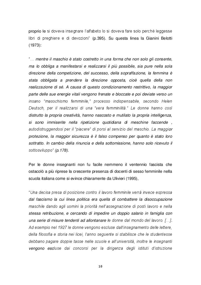 Anteprima della tesi: C'era una volta ...il maestro: riflessioni a margine di una ricerca, Pagina 7