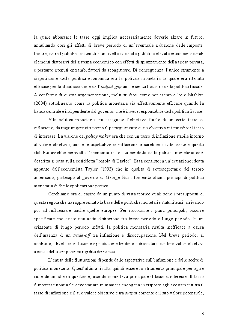 Anteprima della tesi: Le politiche monetarie non convenzionali, Pagina 5