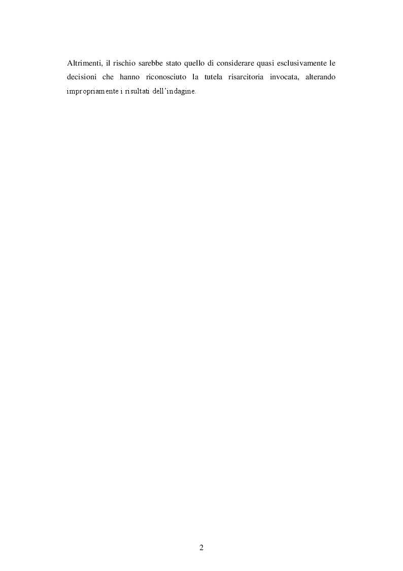 Anteprima della tesi: L'impatto della sentenza delle S.U. n. 500 del 1999 sulla c.d. questione della risarcibilità degli interessi legittimi, Pagina 3