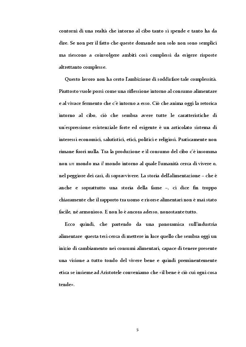 Anteprima della tesi: L'uomo è ciò che mangia, Pagina 3
