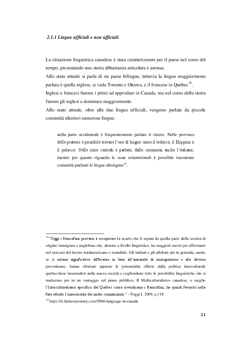 Anteprima della tesi: Didattica della lingua italiana nella scuola dell'infanzia in Canada, Pagina 4