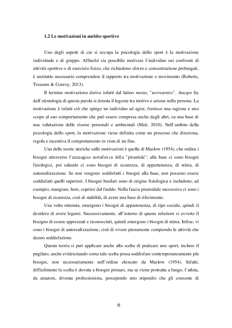 Anteprima della tesi: Come gestire l'ansia nella prestazione sportiva, Pagina 6