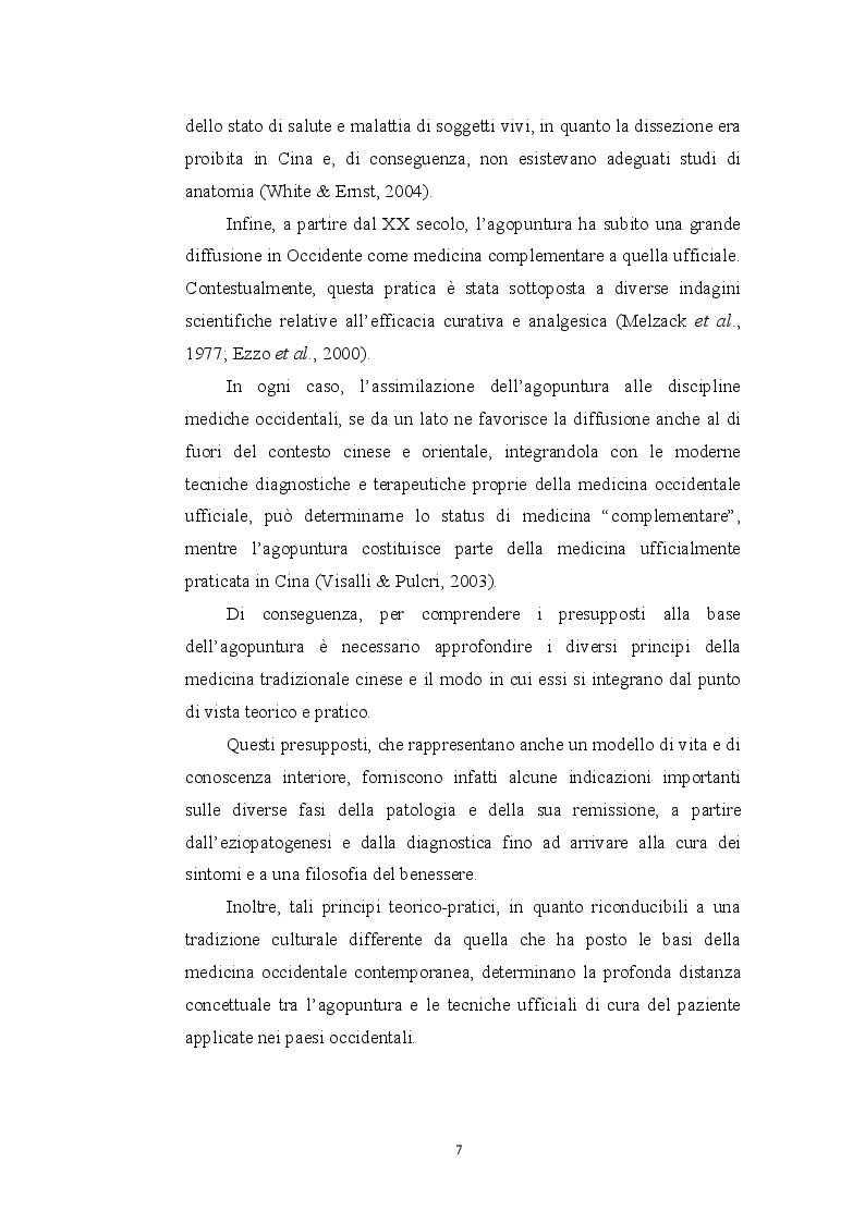 Anteprima della tesi: Meccanismi Neurofisiologici dell'Agopuntura, Pagina 5
