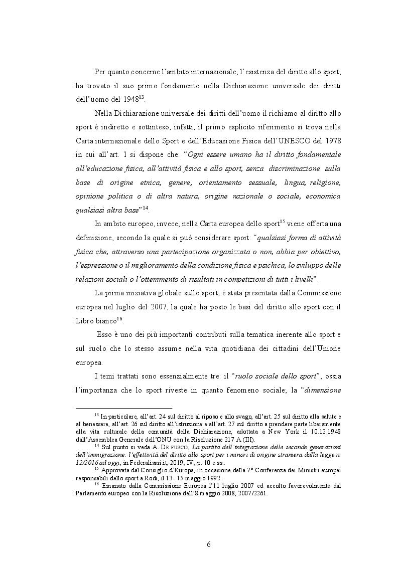 Anteprima della tesi: Le associazioni e le società sportive dilettantistiche, Pagina 6