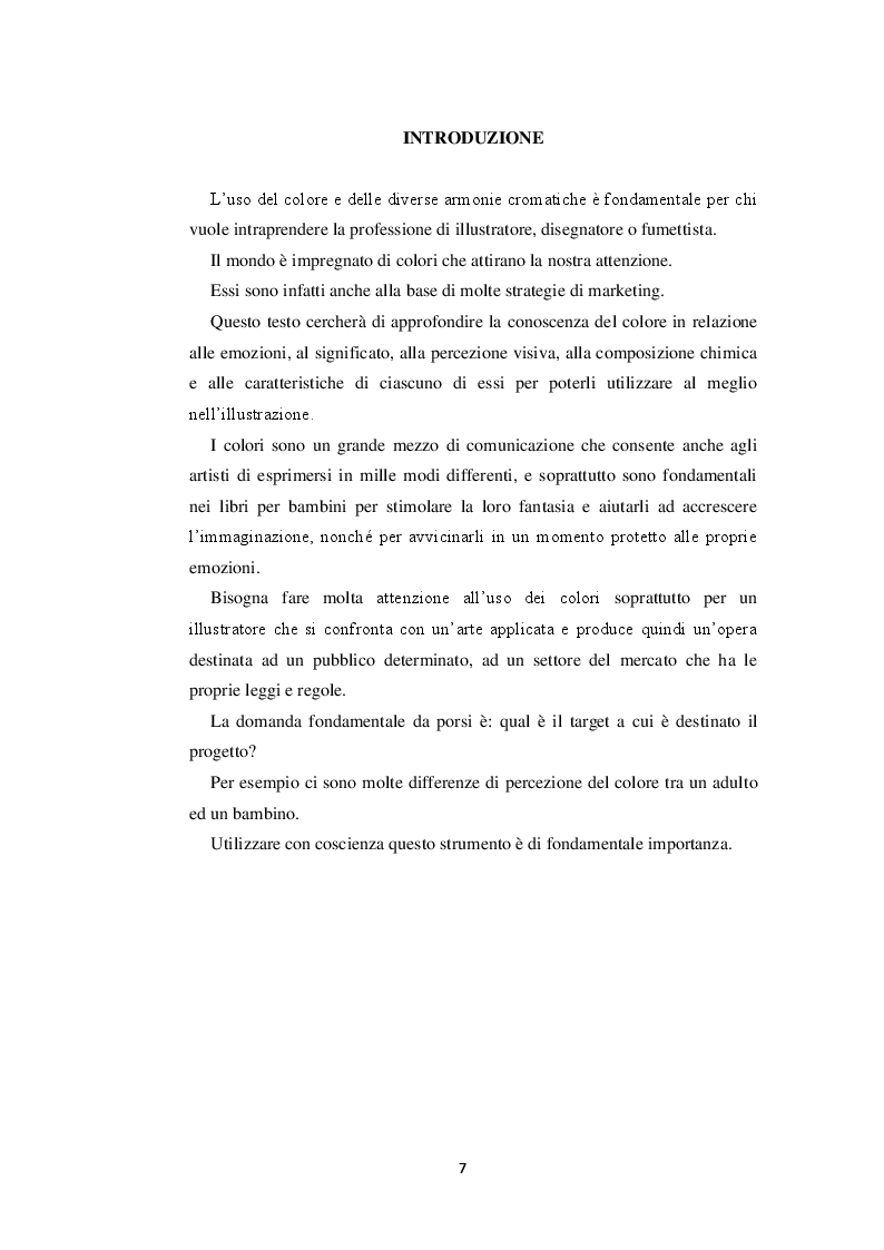 Anteprima della tesi: Filastrocche illustrate: viaggio attraverso i colori, Pagina 5