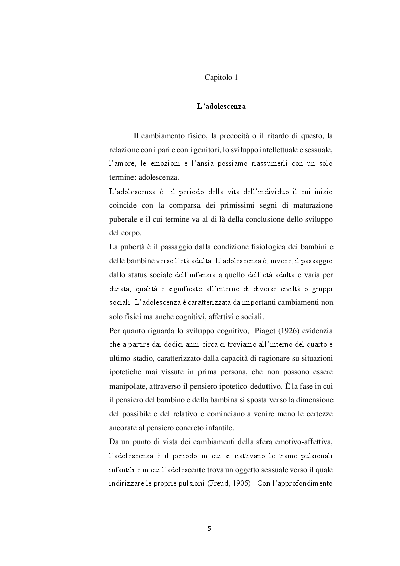 Anteprima della tesi: L'educazione sessuale a scuola, Pagina 4