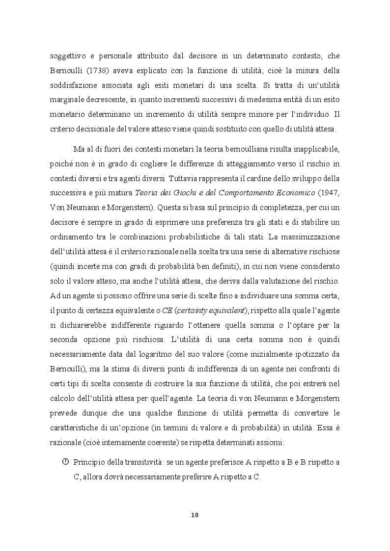 Anteprima della tesi: Il ruolo delle emozioni nelle decisioni d'acquisto, Pagina 5