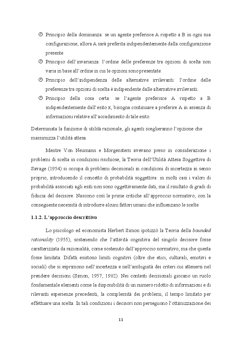 Anteprima della tesi: Il ruolo delle emozioni nelle decisioni d'acquisto, Pagina 6