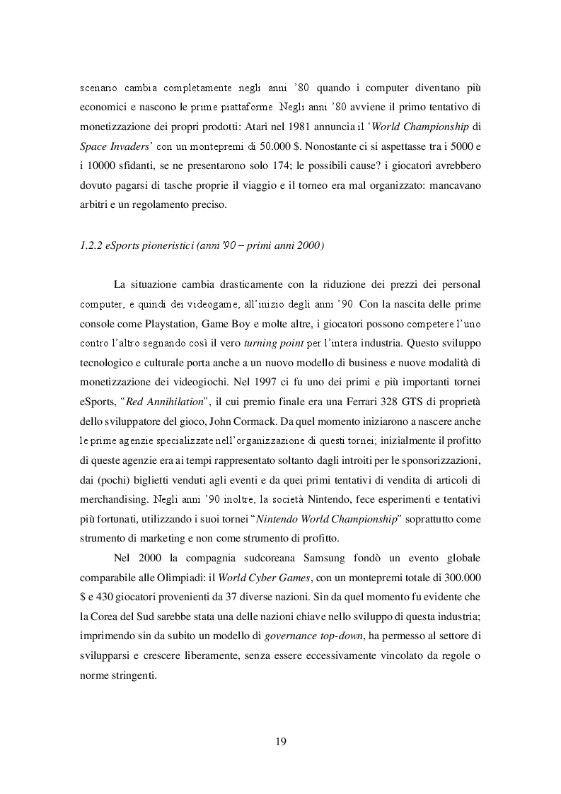 Anteprima della tesi: Analisi di un settore innovativo e in rapida crescita: il caso eSports, Pagina 5