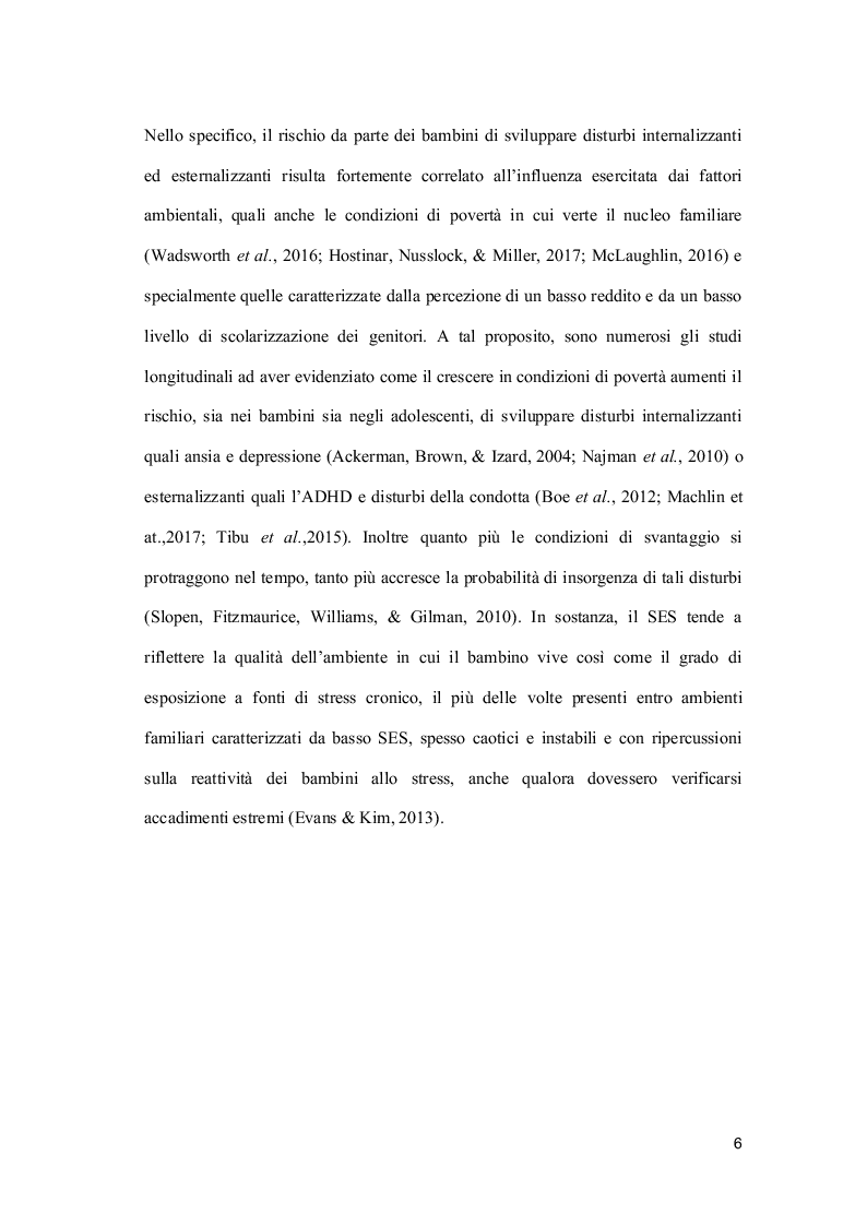 Anteprima della tesi: Status socio economico: gli effetti sullo sviluppo cerebrale del bambino, Pagina 3