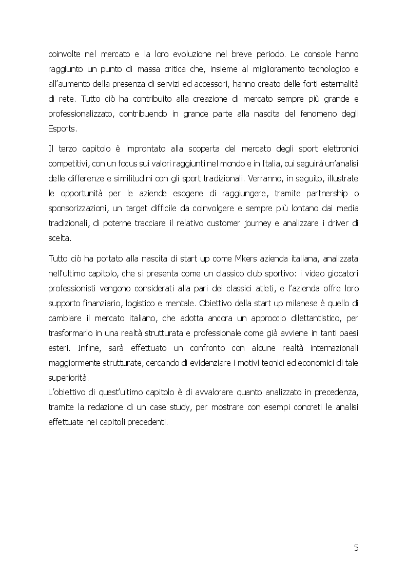 Anteprima della tesi: Le esternalità di rete nel mercato del gaming: gli Esports e il caso Mkers, Pagina 3