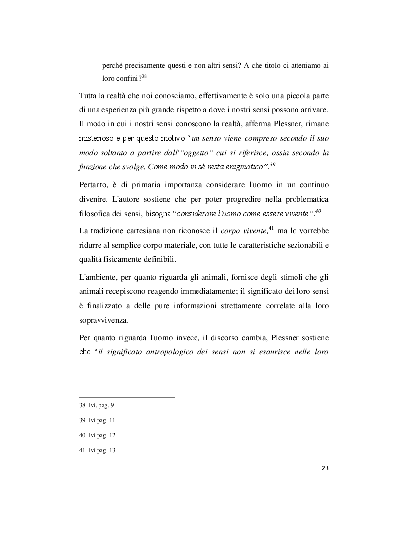 Anteprima della tesi: L'espressività del non verbale in Helmuth Plessner, Pagina 3