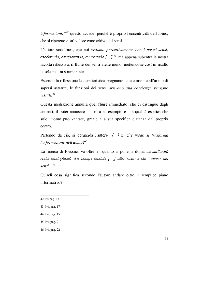 Anteprima della tesi: L'espressività del non verbale in Helmuth Plessner, Pagina 4