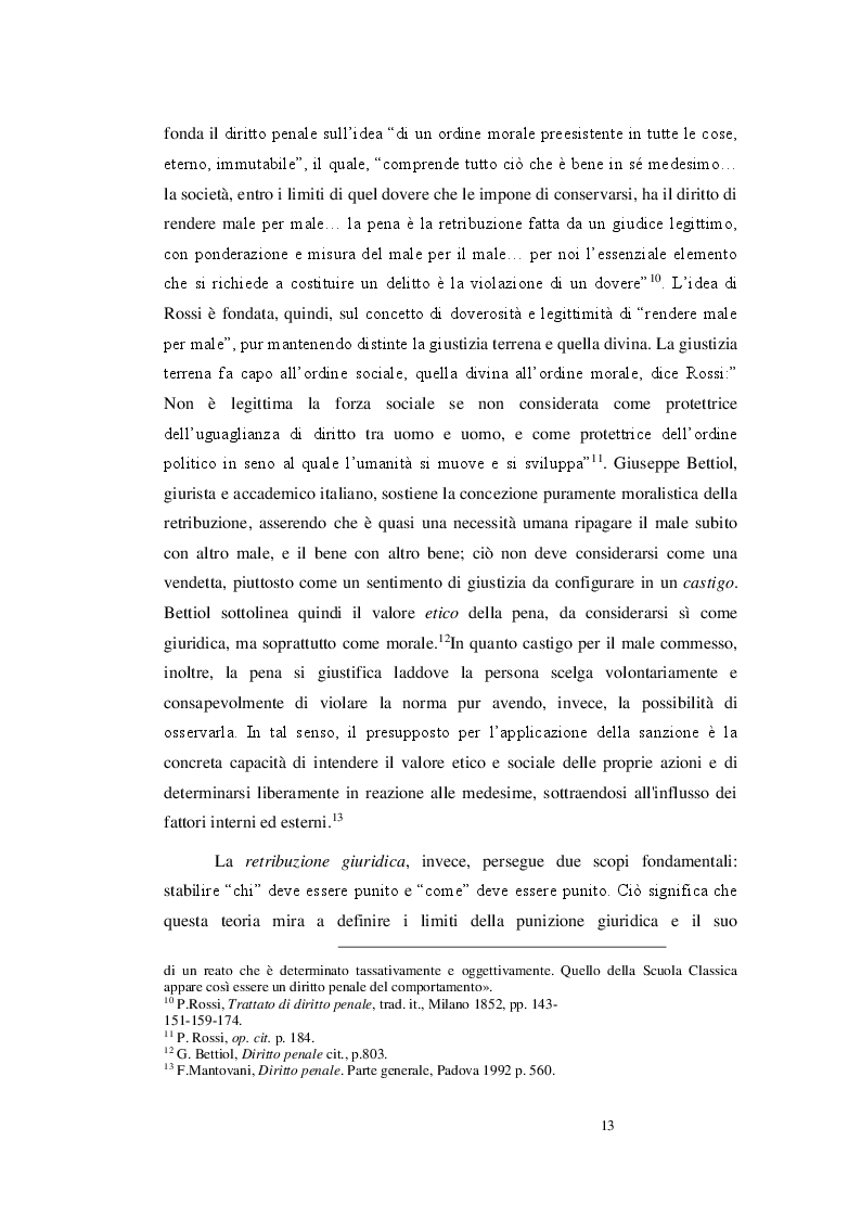 Anteprima della tesi: Pena, diritto e dignità umana, Pagina 8