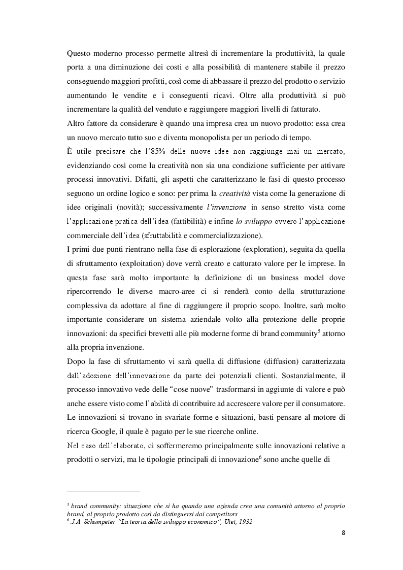 Anteprima della tesi: PMI e sfide innovative. Proposte per le imprese agricole, Pagina 4