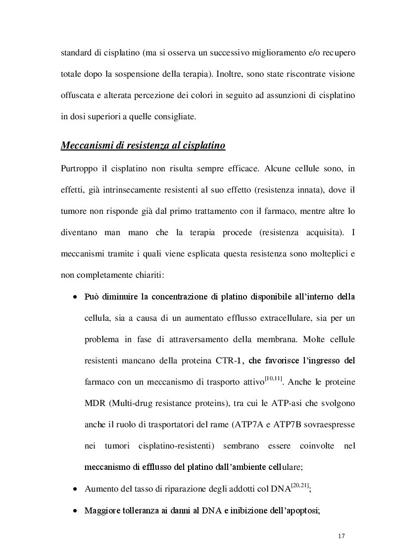 Estratto dalla tesi: Derivati dell'ossaliplatino funzionalizzati con pirofosfato con potenziale selettività nei confronti dei tumori ossei
