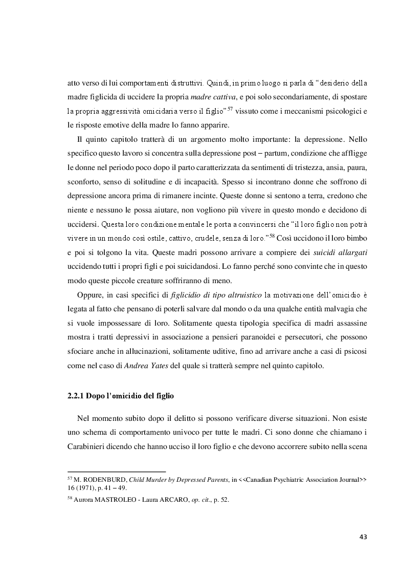 Anteprima della tesi: Quando le vittime sono i bambini. Analisi approfondita dell’infanticidio in relazione a condizioni psicopatologiche, Pagina 9