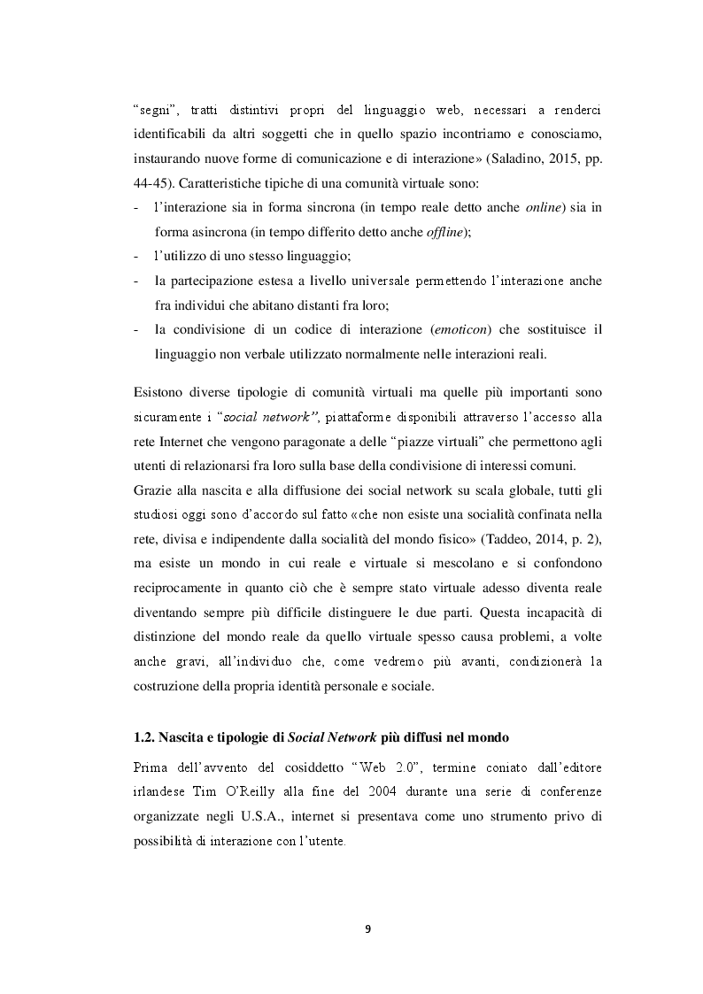 Anteprima della tesi: Adolescenti e Social Network: verso un'educazione responsabile, Pagina 4