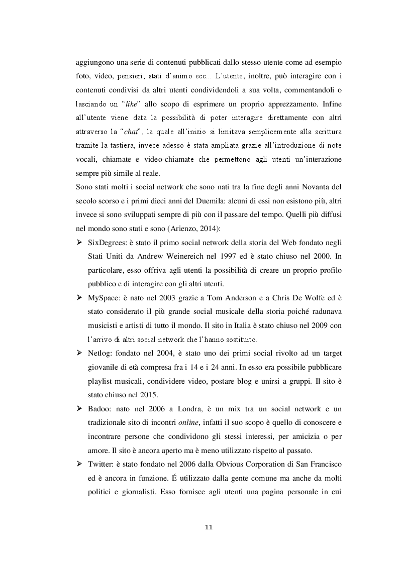 Anteprima della tesi: Adolescenti e Social Network: verso un'educazione responsabile, Pagina 6