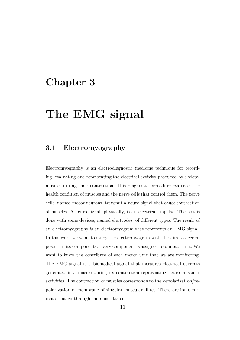 Anteprima della tesi: Mathematical programming applied to the decomposition of EMG signals, Pagina 6
