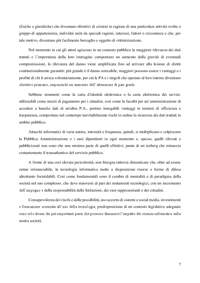 Anteprima della tesi: Autori e vittime del crimine informatico: un quadro di insieme, Pagina 4