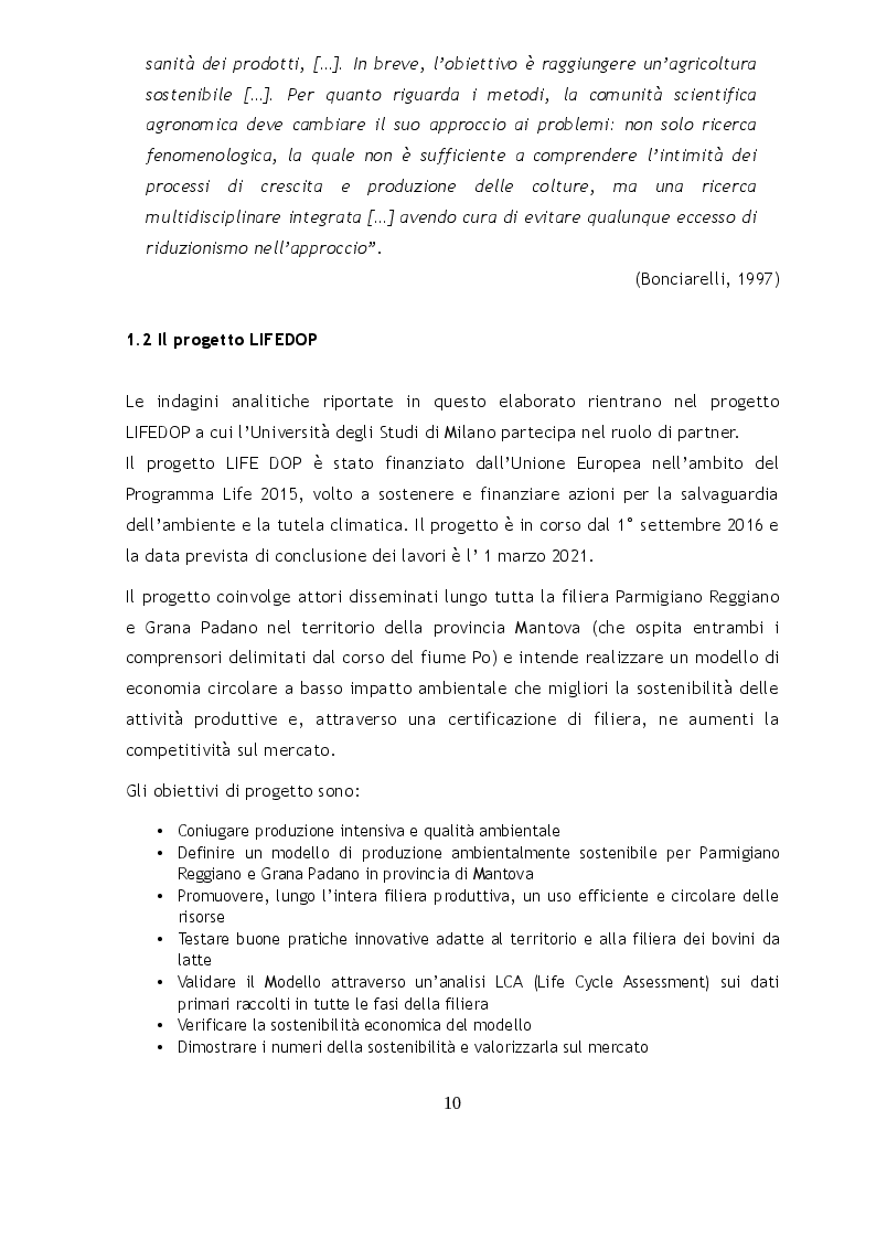 Anteprima della tesi: Studio della comunità microbica di suoli agrari della filiera Parmigiano Reggiano dell'oltrepò mantovano e Grana Padano DOP nell'ambito del progetto LIFEDOP, Pagina 8