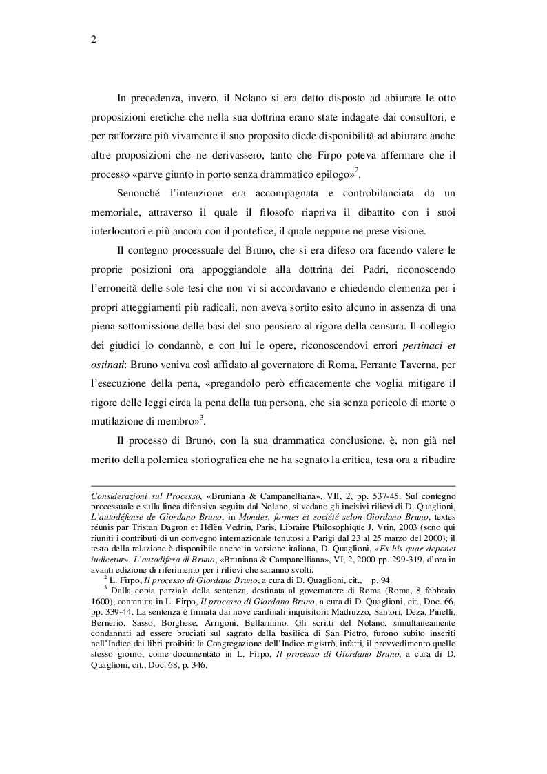 Anteprima della tesi: Il De Vinculis di Giordano Bruno, Pagina 3