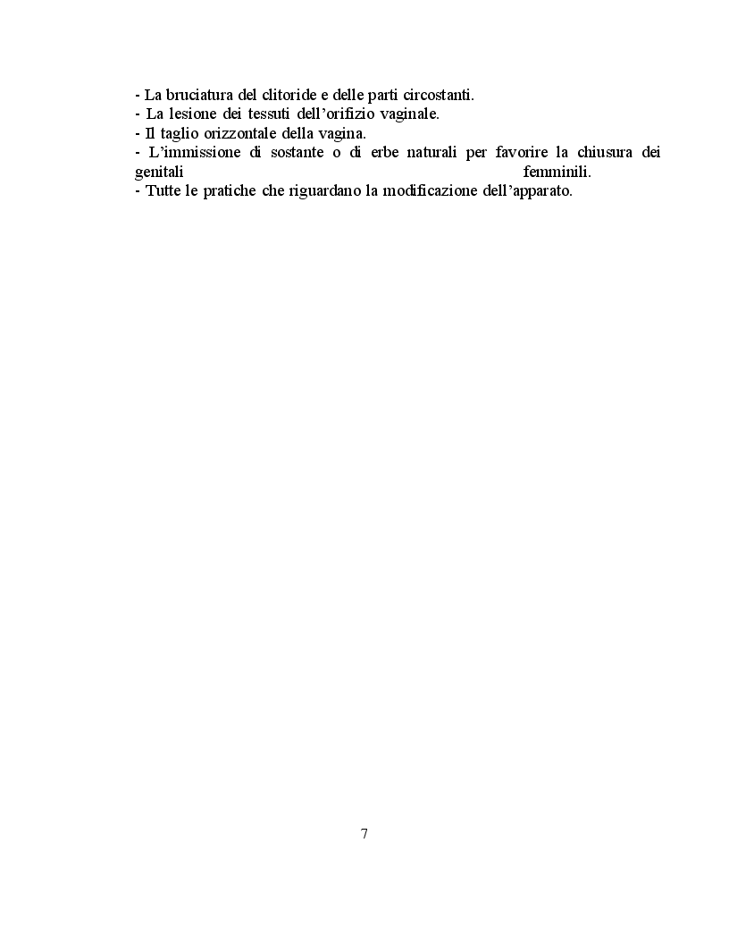Anteprima della tesi: Tra religione e cultura: la mutilazione genitale femminile, Pagina 5