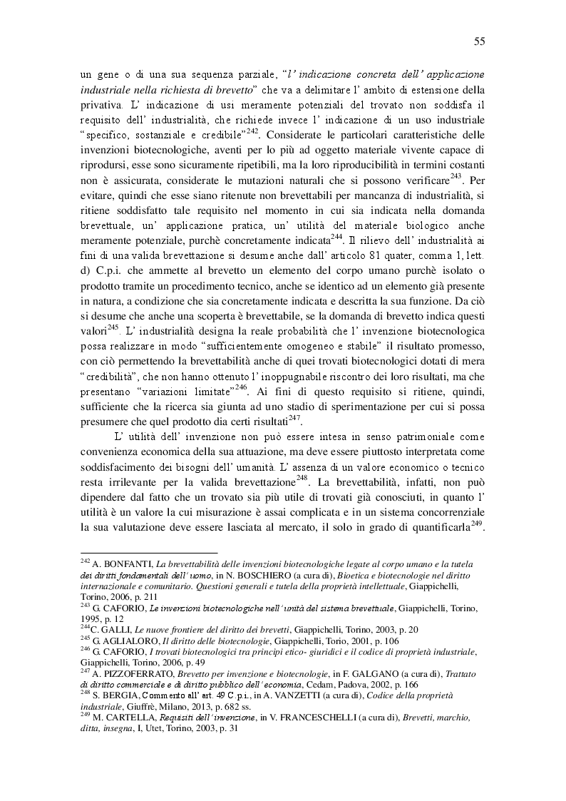 Anteprima della tesi: La brevettabilità delle invenzioni aventi ad oggetto cellule staminali, Pagina 8