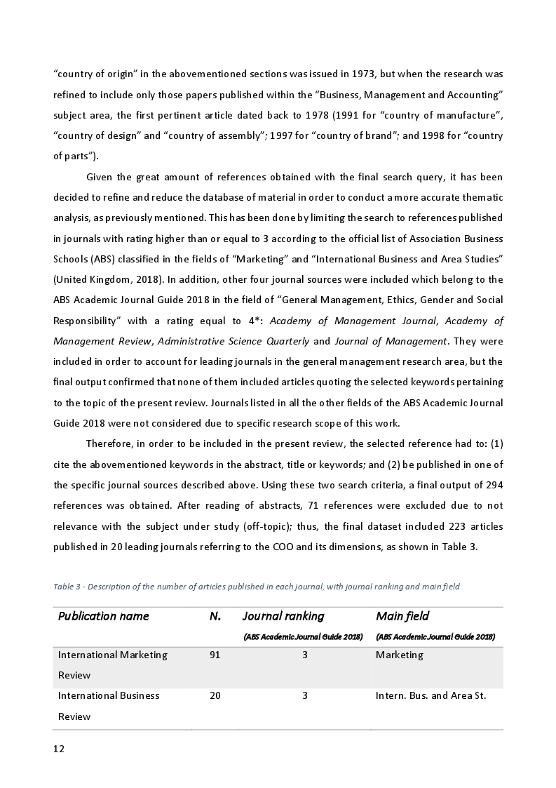 Anteprima della tesi: The Country-of-Origin in the Luxury Furniture Industry: A Comparison Between “Made in Italy” and “Made in Portugal”, Pagina 9