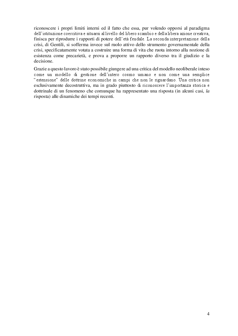 Anteprima della tesi: Neoliberalismo: dal contributo di Foucault al dibattito attuale, Pagina 3