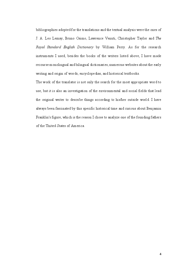 Anteprima della tesi: The Letters of Silence Dogood: First Italian Translation, Pagina 5