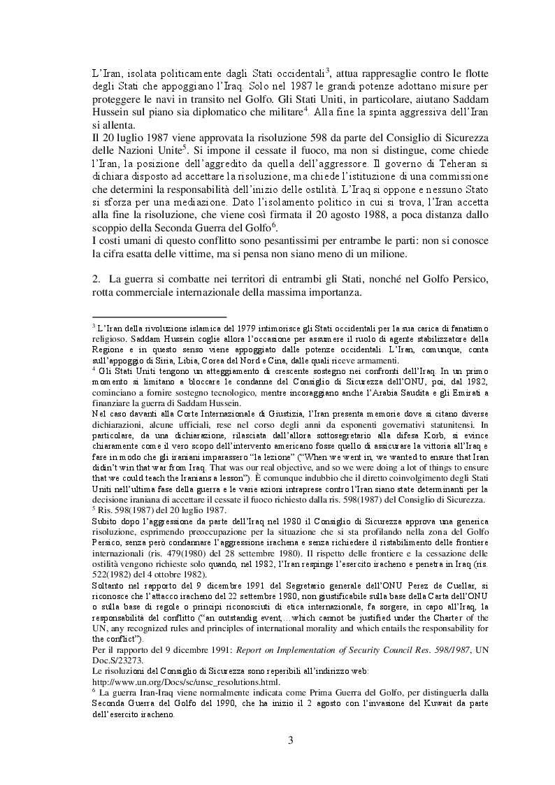 Anteprima della tesi: Il concetto di attacco armato e la legittima difesa nel diritto internazionale: il caso Oil Platforms, Pagina 4