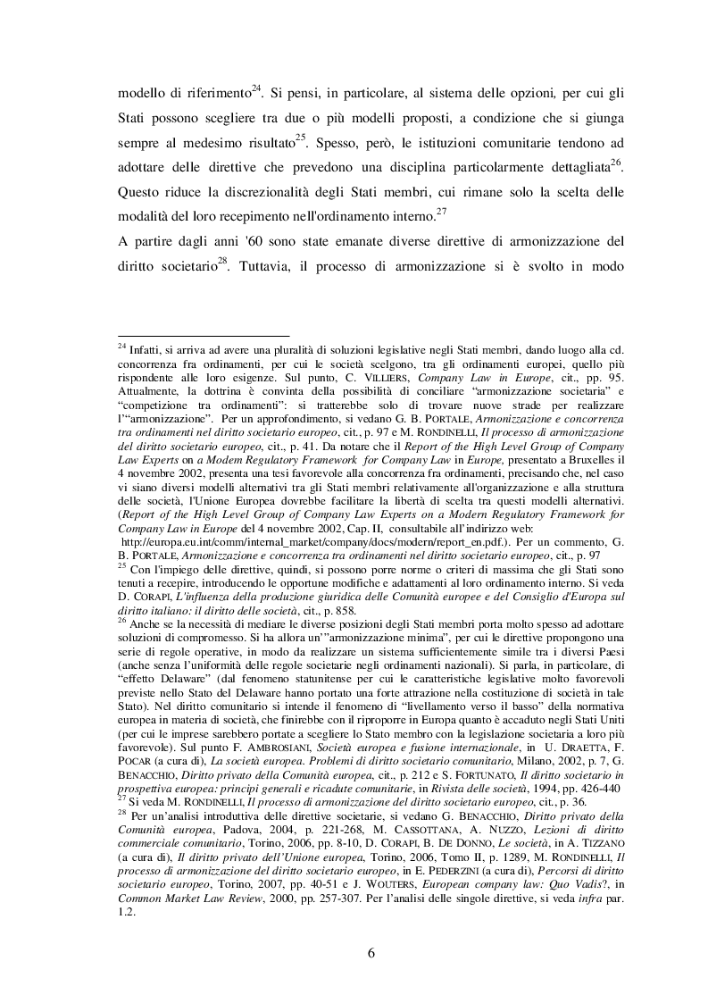 Anteprima della tesi: La disciplina della società cooperativa europea e questioni in materia di concorrenza, Pagina 7